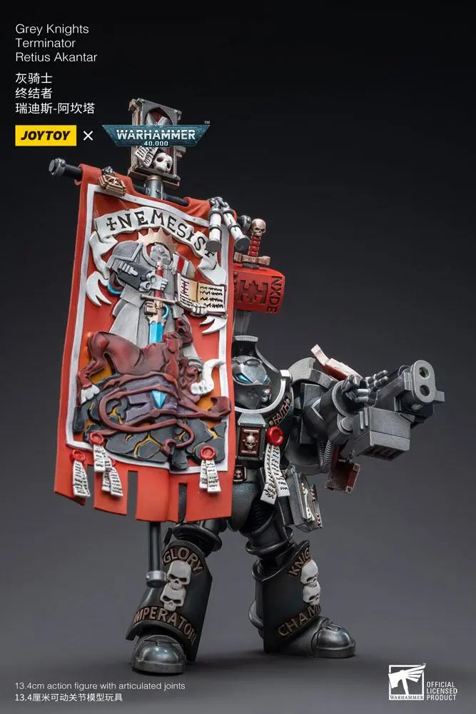 Warhammer 40k akční figurka 1/18 Grey Knights Terminator Retius Akantar 13 cm fotografii produktu