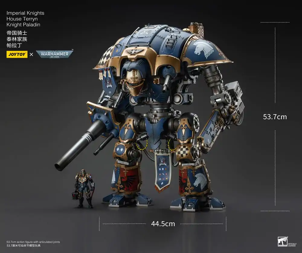 Warhammer 40k akční figurka 1/18 Imperial Knights House Terryn Knight Paladin 54 cm fotografii produktu