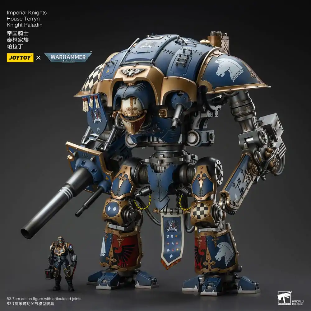 Warhammer 40k akční figurka 1/18 Imperial Knights House Terryn Knight Paladin 54 cm fotografii produktu