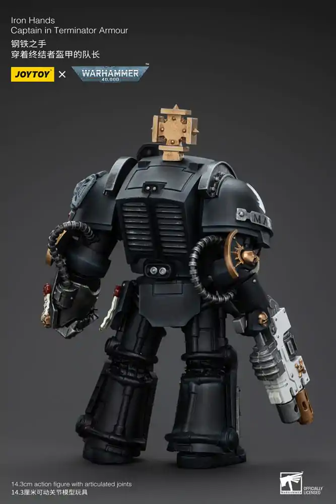 Warhammer 40k Akční figurka 1/18 Iron Hands Kapitán v Terminator Zbroji 14 cm fotografii produktu