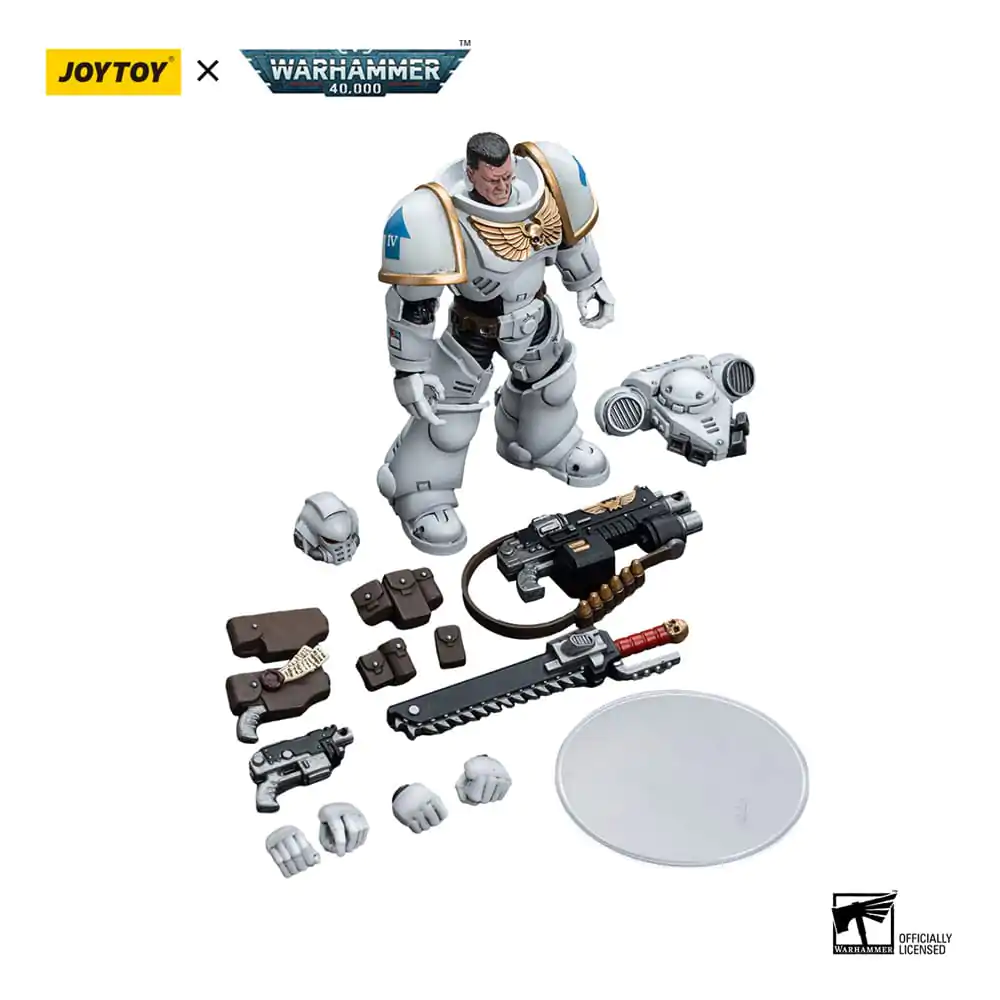 Warhammer 40k akční figurka 1/18 Space Marines White Consuls Intercessors 1 12 cm fotografii produktu