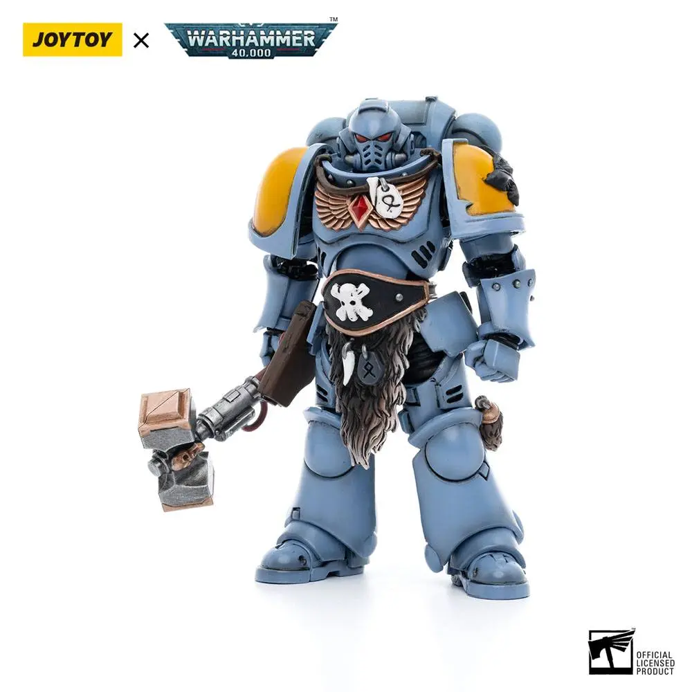 Warhammer 40k akční figurka 1/18 Space Wolves Claw Pack Sigyrr Stoneshield 12 cm fotografii produktu