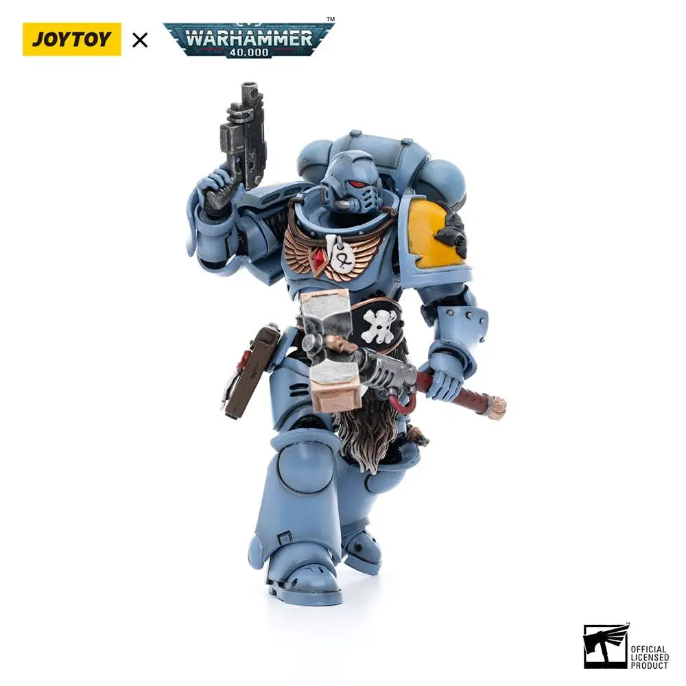 Warhammer 40k akční figurka 1/18 Space Wolves Claw Pack Sigyrr Stoneshield 12 cm fotografii produktu