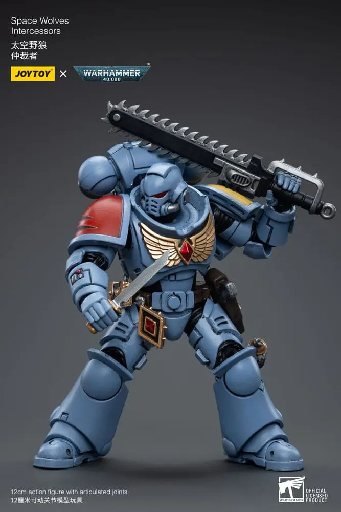 Warhammer 40k akční figurka 1/18 Space Wolves Intercessors 12 cm fotografii produktu