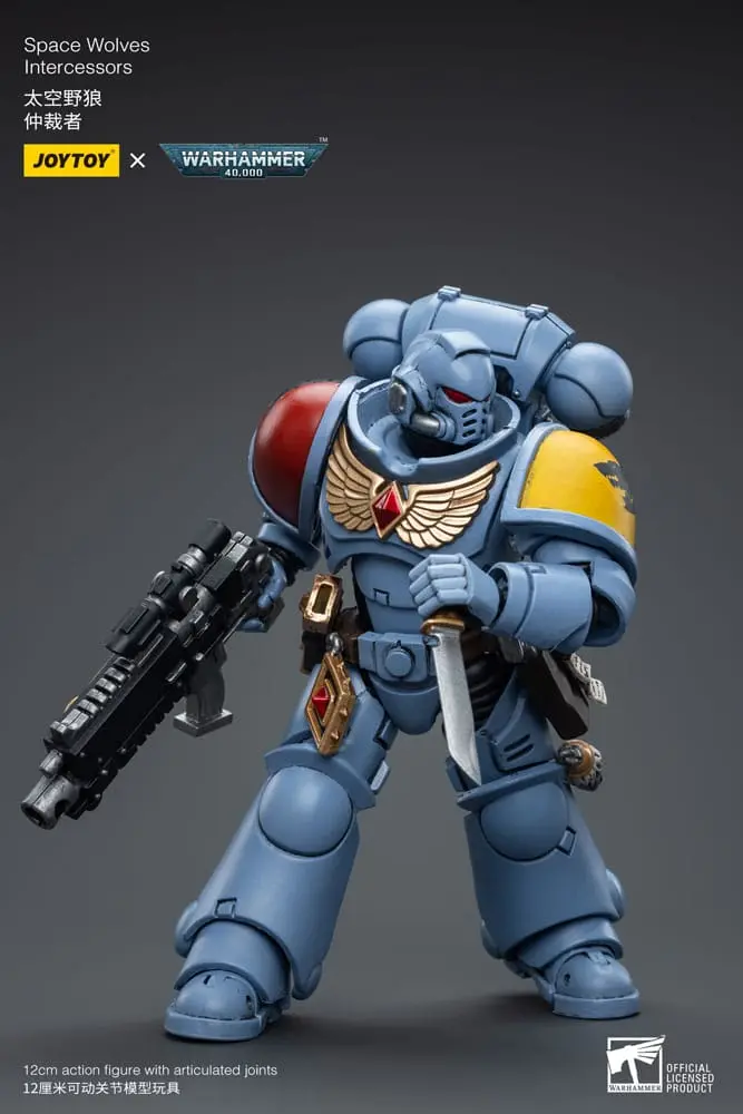 Warhammer 40k akční figurka 1/18 Space Wolves Intercessors 12 cm fotografii produktu