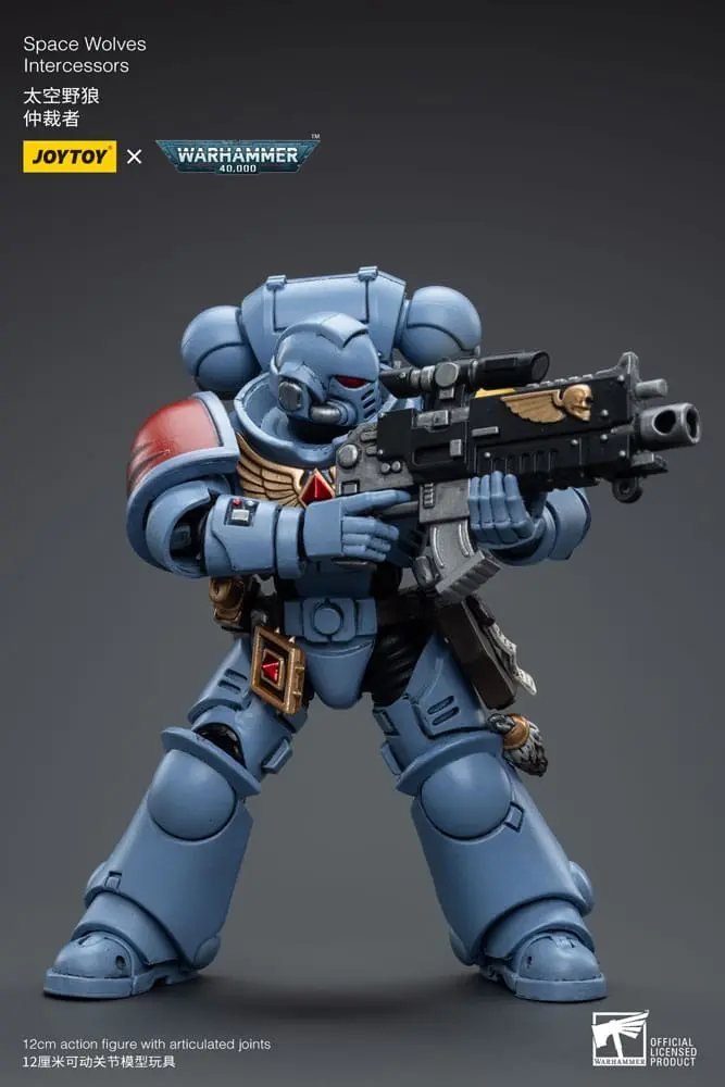 Warhammer 40k akční figurka 1/18 Space Wolves Intercessors 12 cm fotografii produktu