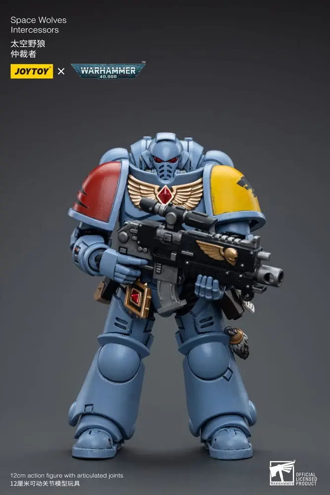 Warhammer 40k akční figurka 1/18 Space Wolves Intercessors 12 cm fotografii produktu