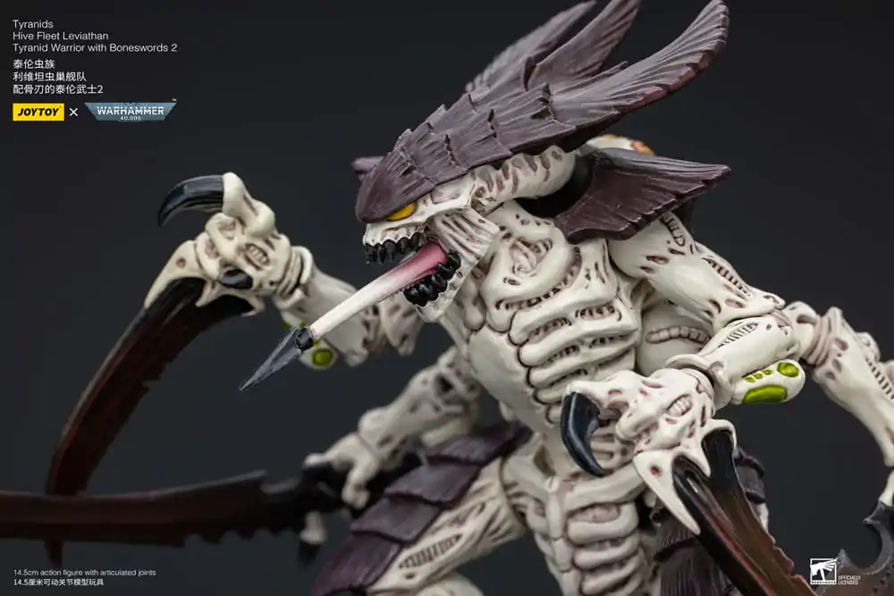 Warhammer 40k Akční figurka 1/18 Tyranids Hive Fleet Leviathan Tyranid Warrior s Boneswords 2 15 cm fotografii produktu