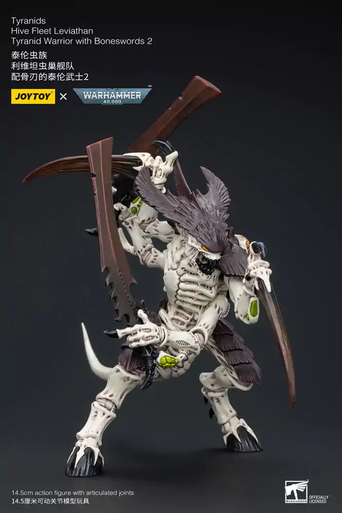 Warhammer 40k Akční figurka 1/18 Tyranids Hive Fleet Leviathan Tyranid Warrior s Boneswords 2 15 cm fotografii produktu