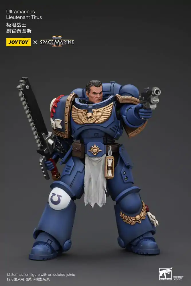 Warhammer 40k akční figurka 1/18 Ultramarines Lieutenant Titus 13 cm fotografii produktu