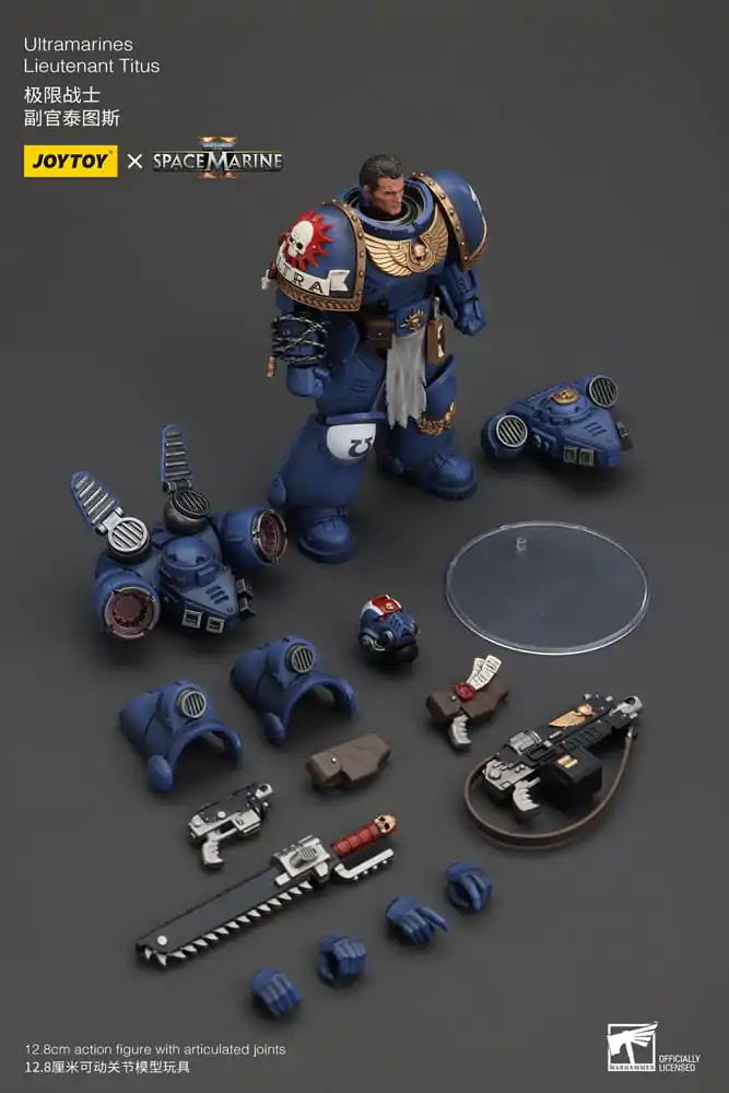 Warhammer 40k akční figurka 1/18 Ultramarines Lieutenant Titus 13 cm fotografii produktu