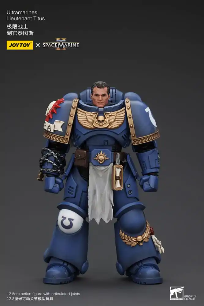 Warhammer 40k akční figurka 1/18 Ultramarines Lieutenant Titus 13 cm fotografii produktu