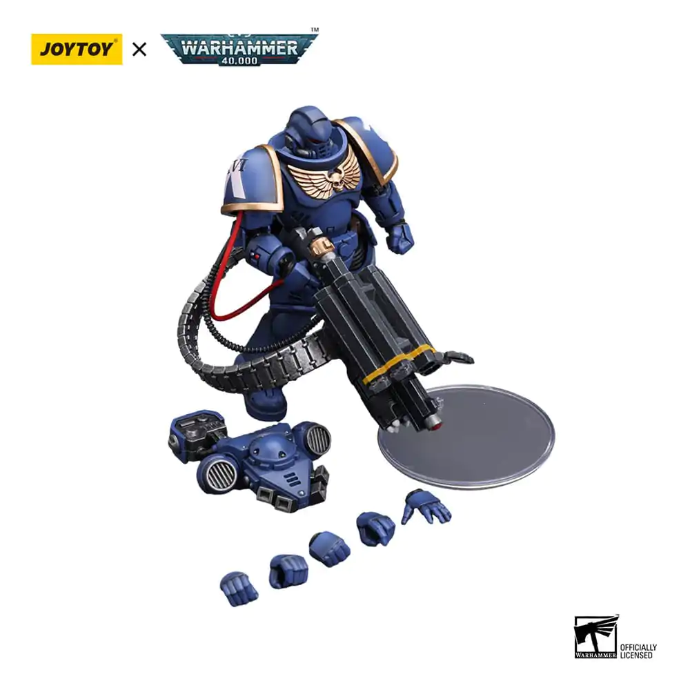 Akční figurka Warhammer 40k 1/18 Ultramarines Desolation Marine s Castellan Launcher (Superfrag) 12 cm fotografii produktu