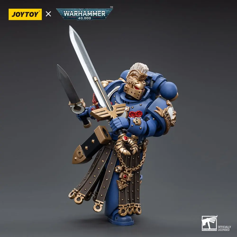 Warhammer 40k Akční figurka 1/18 Ultramarines Honour Guard Chapter Champion 12 cm fotografii produktu