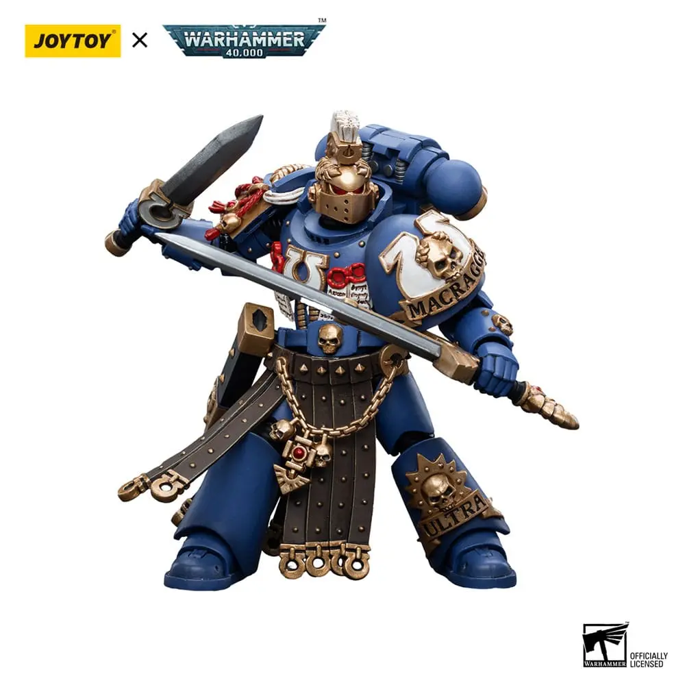 Warhammer 40k Akční figurka 1/18 Ultramarines Honour Guard Chapter Champion 12 cm fotografii produktu