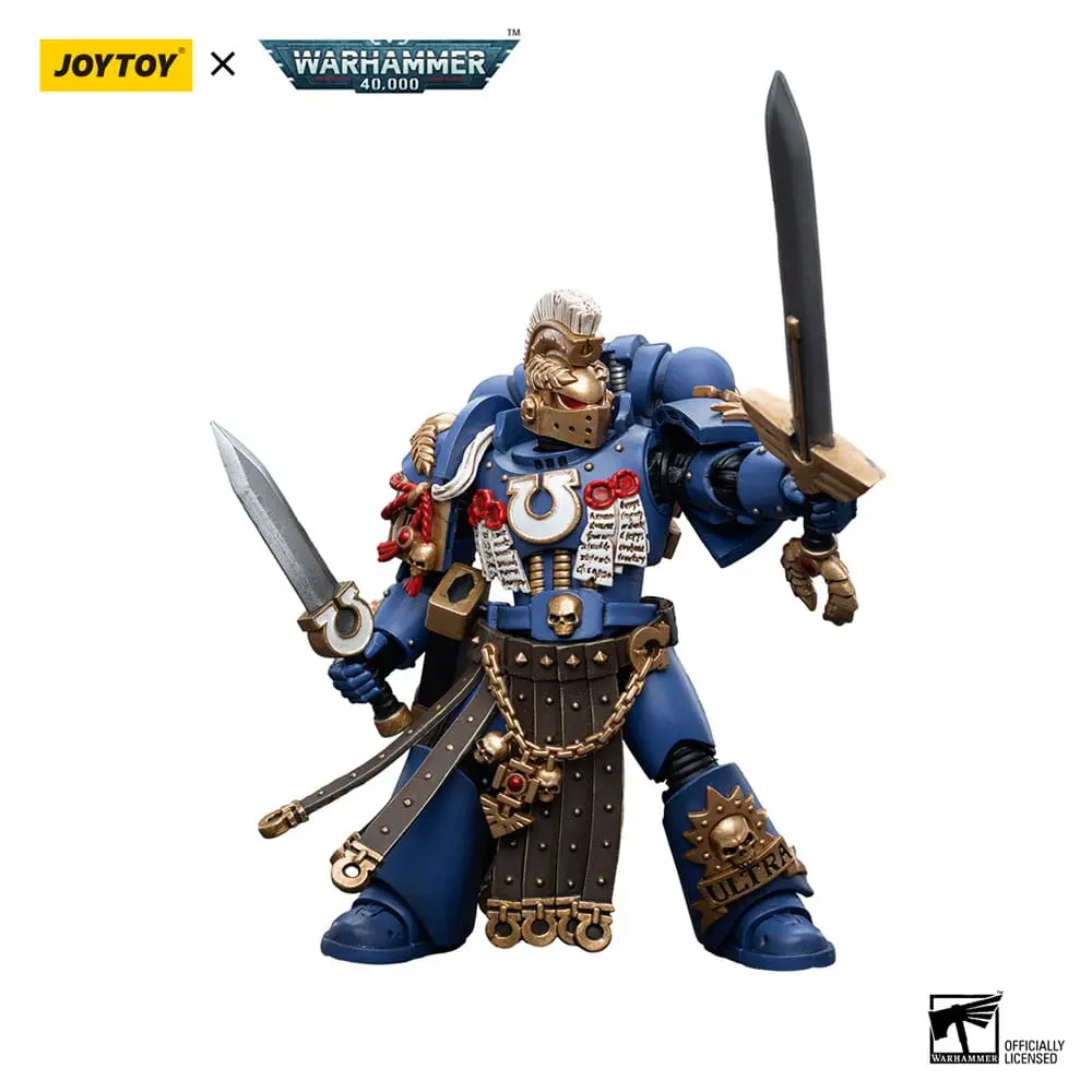 Warhammer 40k Akční figurka 1/18 Ultramarines Honour Guard Chapter Champion 12 cm fotografii produktu