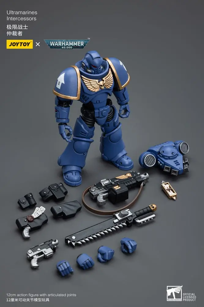 Warhammer 40k akční figurka 1/18 Ultramarines Intercessors 12 cm fotografii produktu