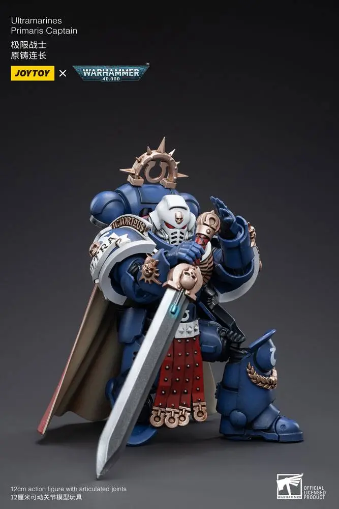 Warhammer 40k akční figurka 1/18 Ultramarines Primaris Captain 12 cm fotografii produktu