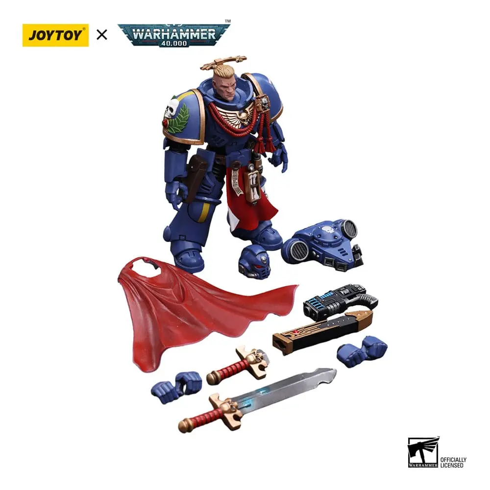 Warhammer 40k akční figurka 1/18 Ultramarines Primaris Captain s Power Sword a Plasma Pistol 12 cm fotografii produktu