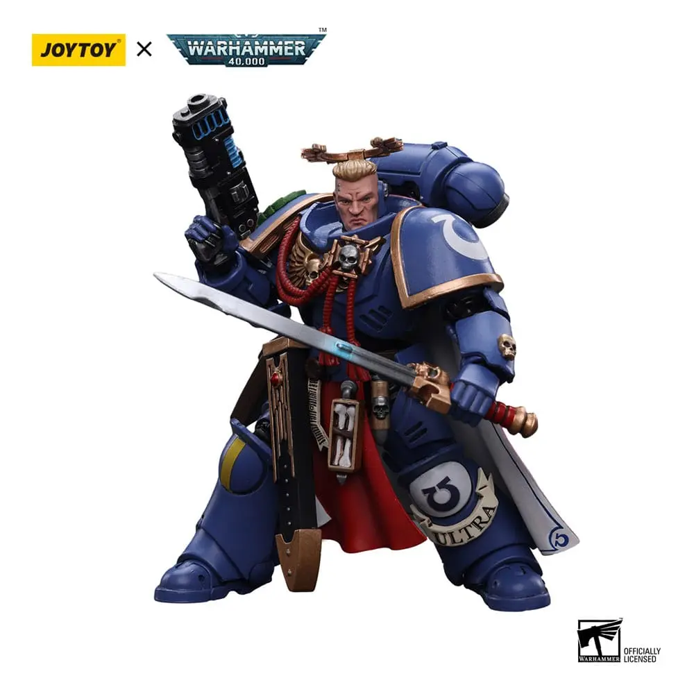 Warhammer 40k akční figurka 1/18 Ultramarines Primaris Captain s Power Sword a Plasma Pistol 12 cm fotografii produktu