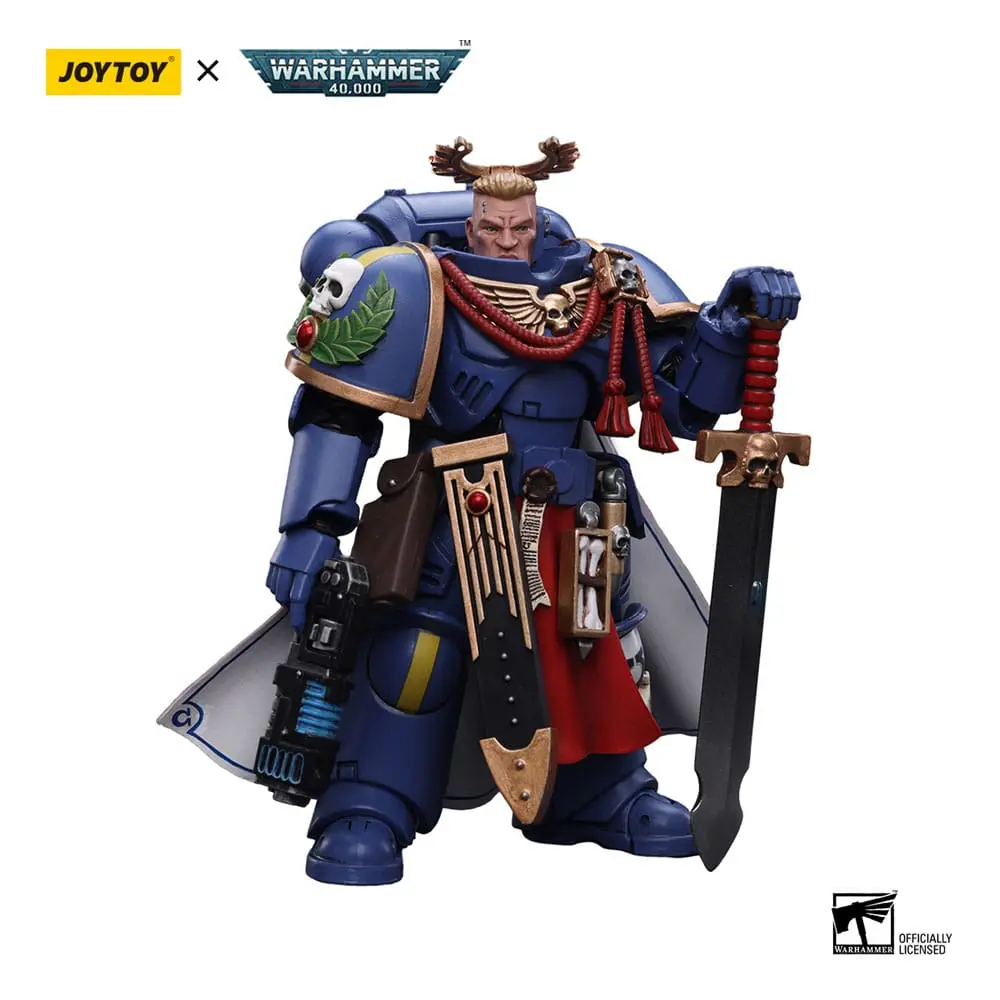 Warhammer 40k akční figurka 1/18 Ultramarines Primaris Captain s Power Sword a Plasma Pistol 12 cm fotografii produktu