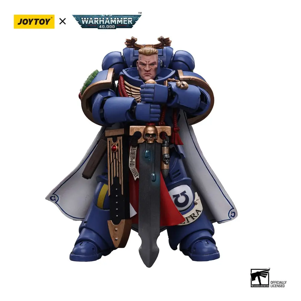 Warhammer 40k akční figurka 1/18 Ultramarines Primaris Captain s Power Sword a Plasma Pistol 12 cm fotografii produktu