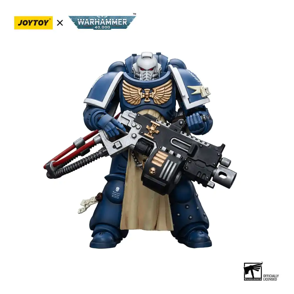 Warhammer 40k akční figurka 1/18 Ultramarines Sternguard Veteran s těžkým bolterem 12 cm fotografii produktu
