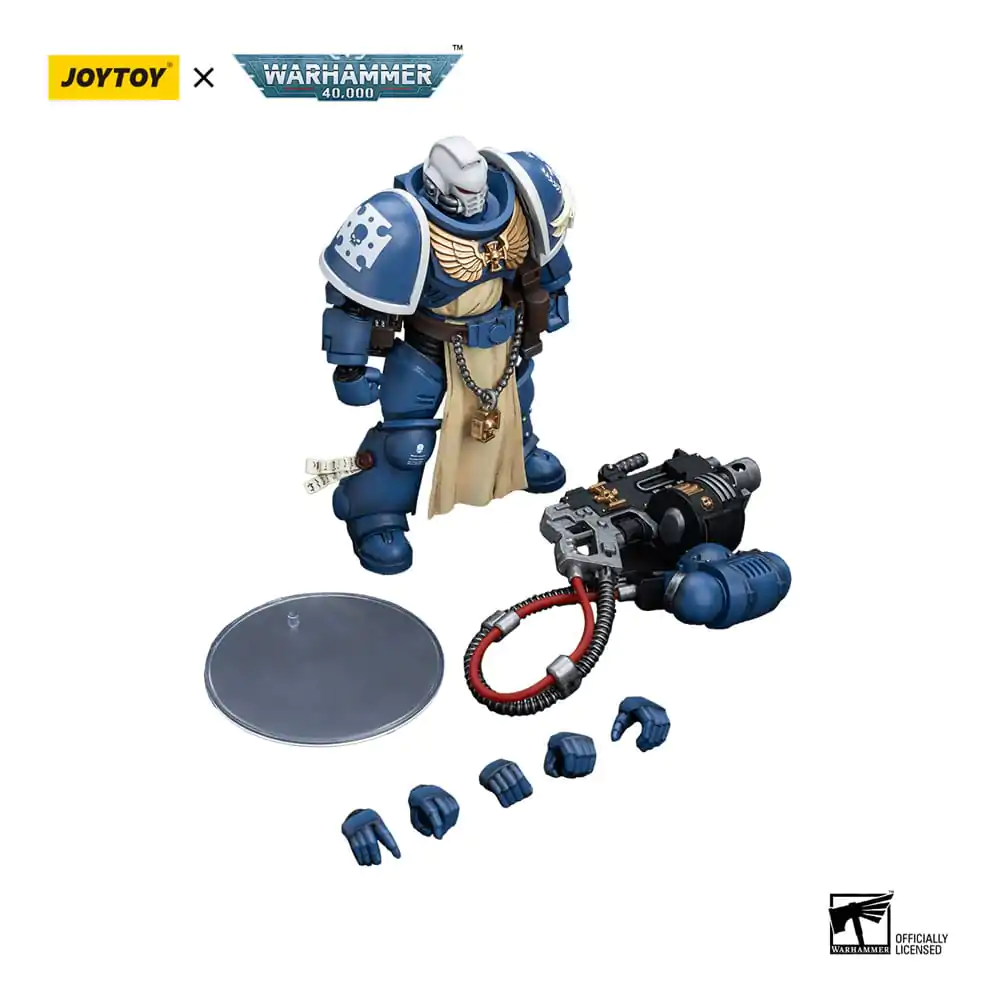 Warhammer 40k akční figurka 1/18 Ultramarines Sternguard Veteran s těžkým bolterem 12 cm fotografii produktu