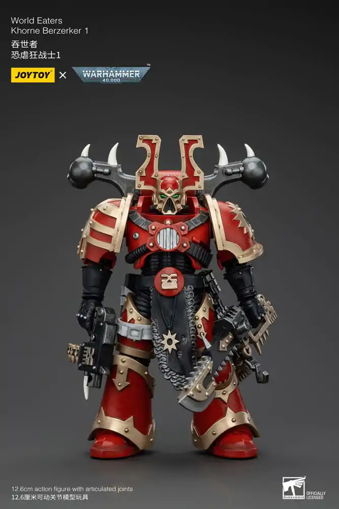 Warhammer 40k Akční figurka 1/18 World Eaters Khorne Berzerker 1 13 cm fotografii produktu