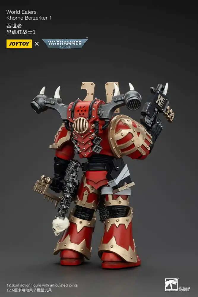 Warhammer 40k Akční figurka 1/18 World Eaters Khorne Berzerker 1 13 cm fotografii produktu