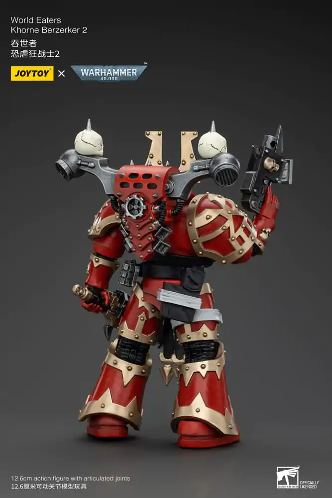 Warhammer 40k akční figurka 1/18 World Eaters Khorne Berzerker 2 13 cm fotografii produktu