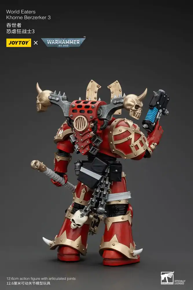 Warhammer 40k akční figurka 1/18 World Eaters Khorne Berzerker 3 13 cm fotografii produktu