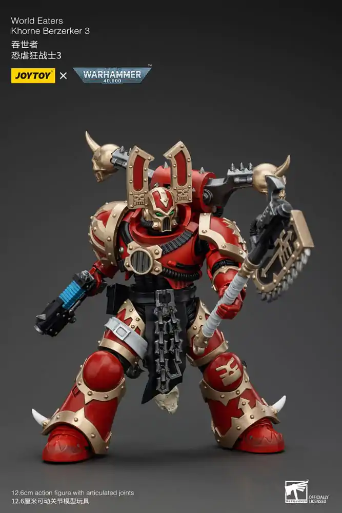 Warhammer 40k akční figurka 1/18 World Eaters Khorne Berzerker 3 13 cm fotografii produktu