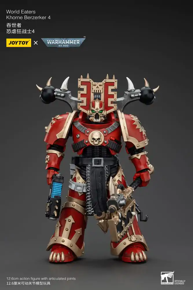 Warhammer 40k akční figurka 1/18 World Eaters Khorne Berzerker 4 13 cm fotografii produktu