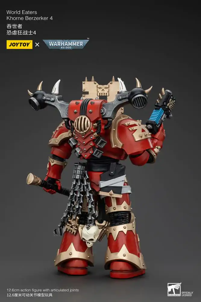 Warhammer 40k akční figurka 1/18 World Eaters Khorne Berzerker 4 13 cm fotografii produktu