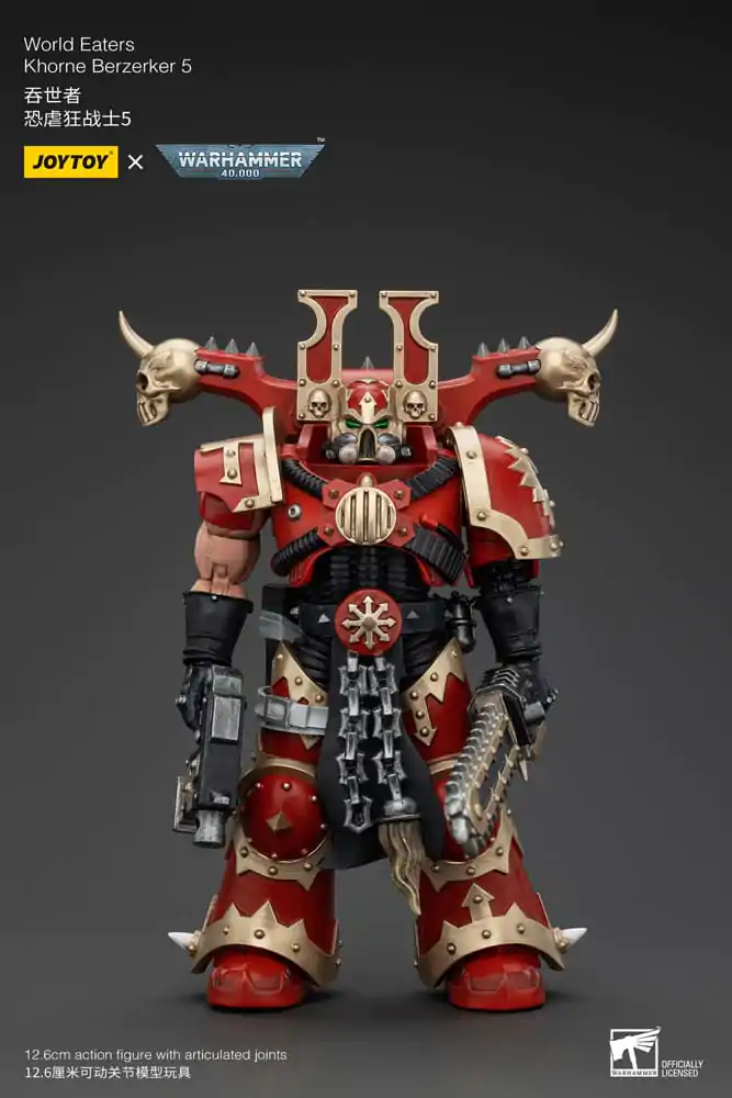 Warhammer 40k akční figurka 1/18 World Eaters Khorne Berzerker 5 13 cm fotografii produktu