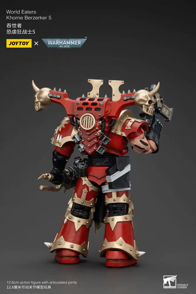 Warhammer 40k akční figurka 1/18 World Eaters Khorne Berzerker 5 13 cm fotografii produktu