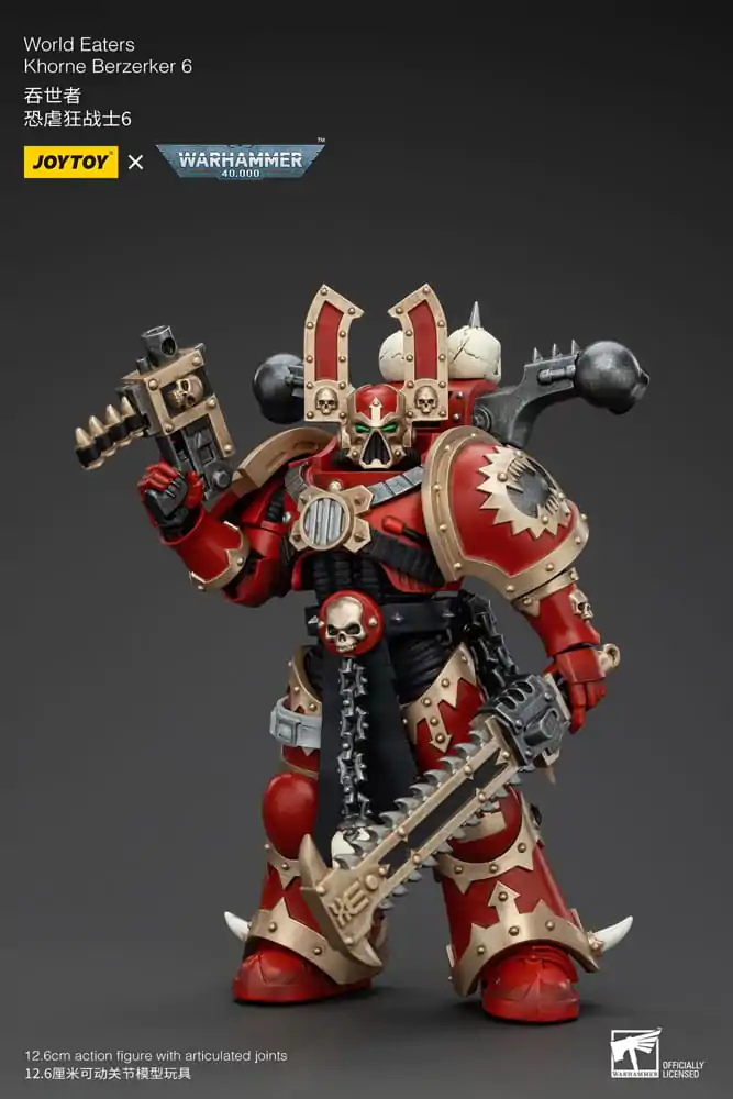 Warhammer 40k Akční figurka 1/18 World Eaters Khorne Berzerker 6 13 cm fotografii produktu