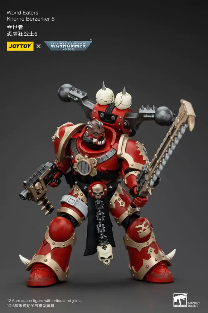 Warhammer 40k Akční figurka 1/18 World Eaters Khorne Berzerker 6 13 cm fotografii produktu