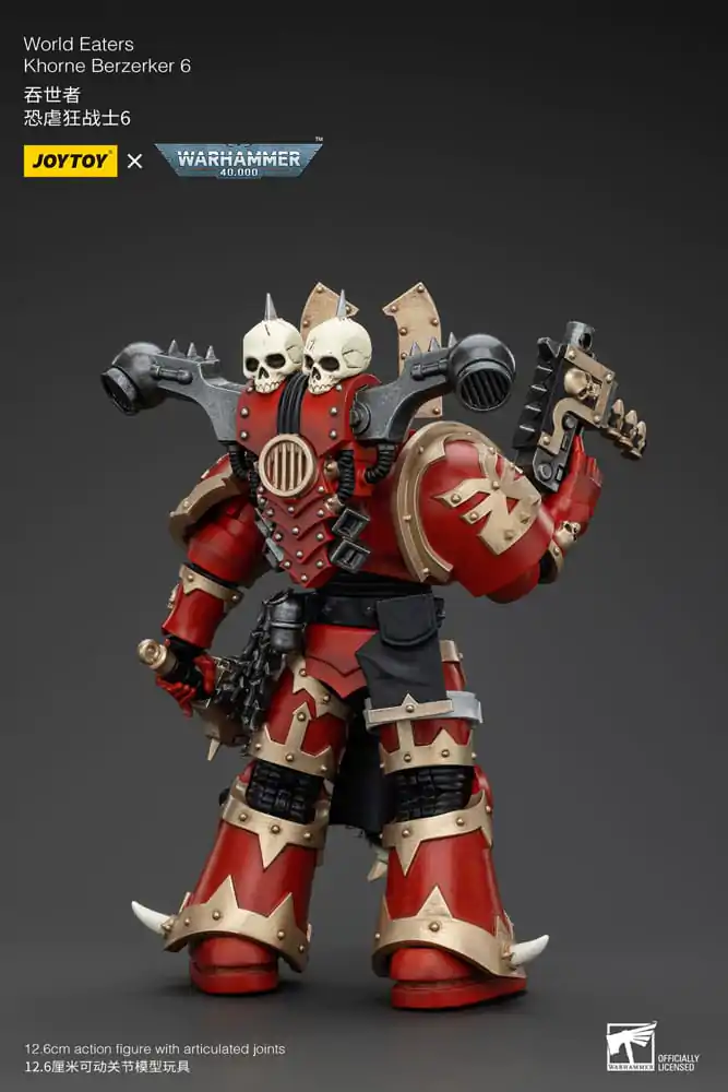 Warhammer 40k Akční figurka 1/18 World Eaters Khorne Berzerker 6 13 cm fotografii produktu