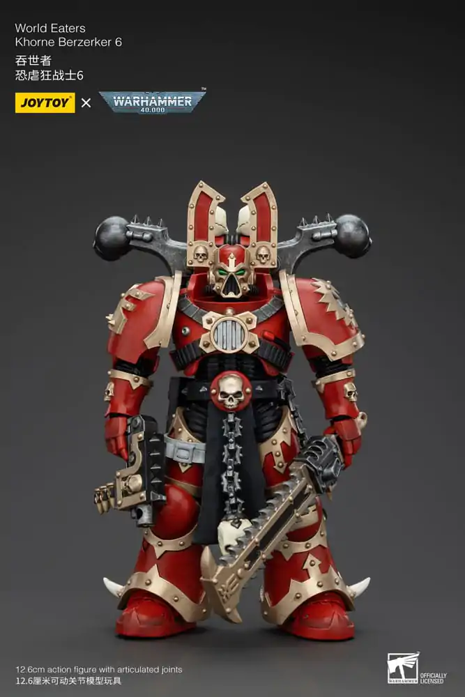 Warhammer 40k Akční figurka 1/18 World Eaters Khorne Berzerker 6 13 cm fotografii produktu