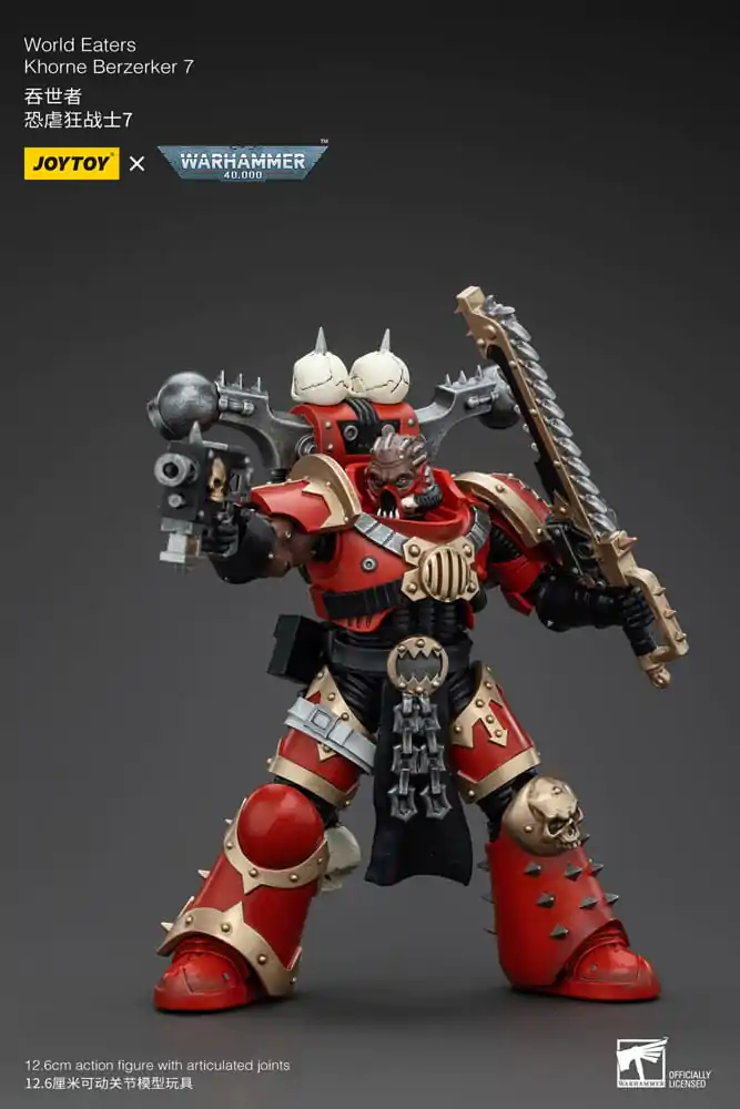 Akční figurka Warhammer 40k 1/18 World Eaters Khorne Berzerker 7 13 cm fotografii produktu