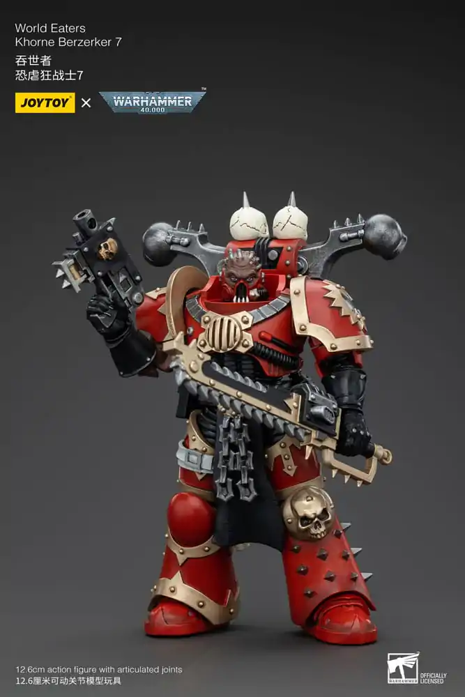 Akční figurka Warhammer 40k 1/18 World Eaters Khorne Berzerker 7 13 cm fotografii produktu