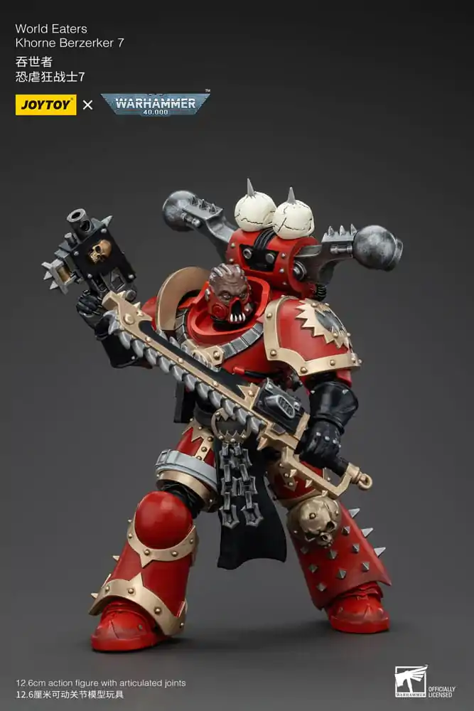 Akční figurka Warhammer 40k 1/18 World Eaters Khorne Berzerker 7 13 cm fotografii produktu