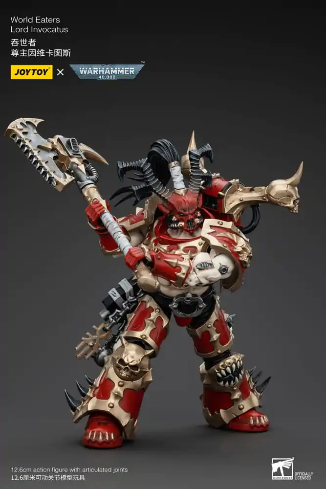 Warhammer 40k akční figurka 1/18 World Eaters Lord Invocatus 13 cm fotografii produktu