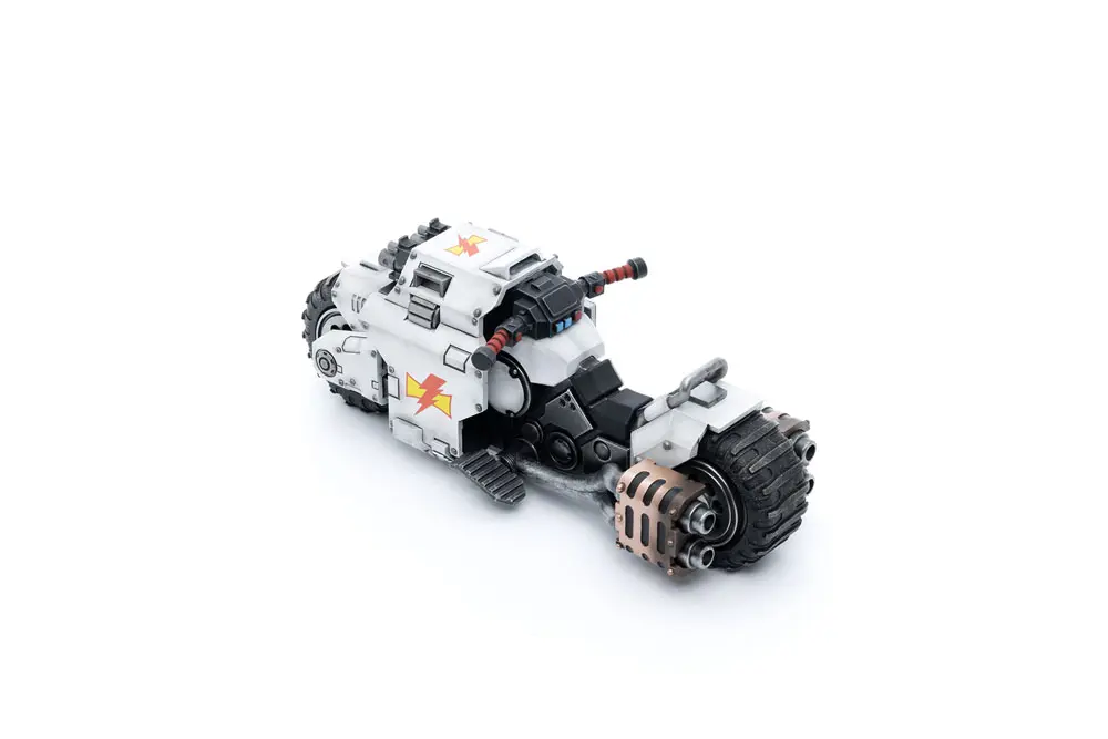 Warhammer 40k vozidlo 1/18 White Scars Raider-pattern Combat Bike 22 cm fotografii produktu