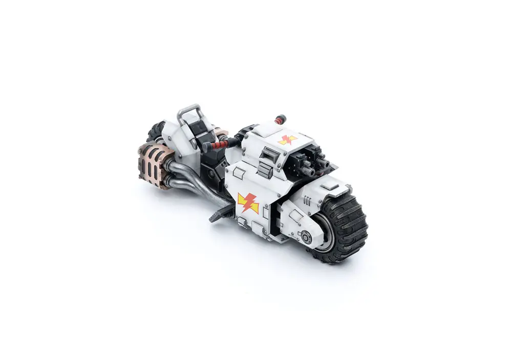 Warhammer 40k vozidlo 1/18 White Scars Raider-pattern Combat Bike 22 cm fotografii produktu