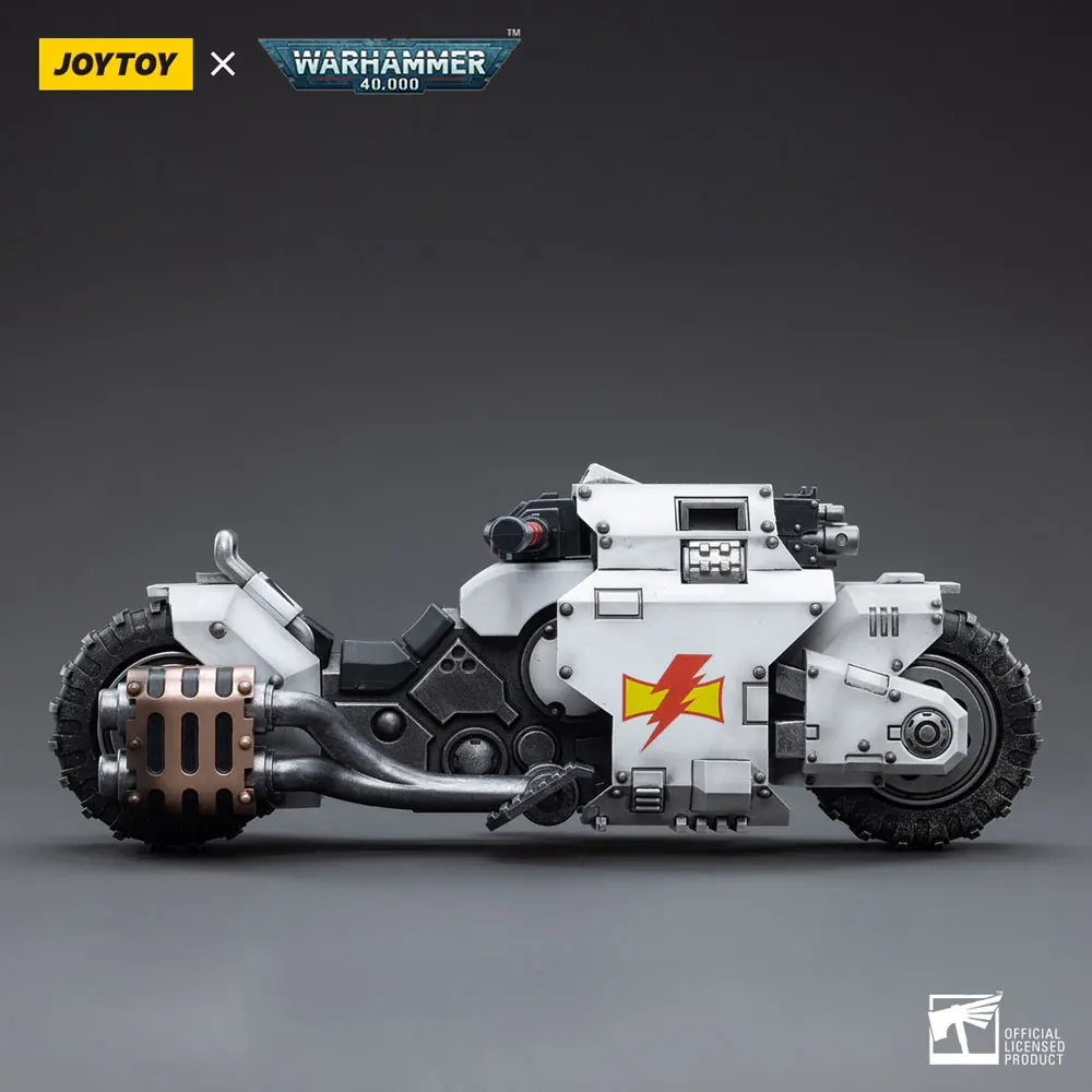 Warhammer 40k vozidlo 1/18 White Scars Raider-pattern Combat Bike 22 cm fotografii produktu