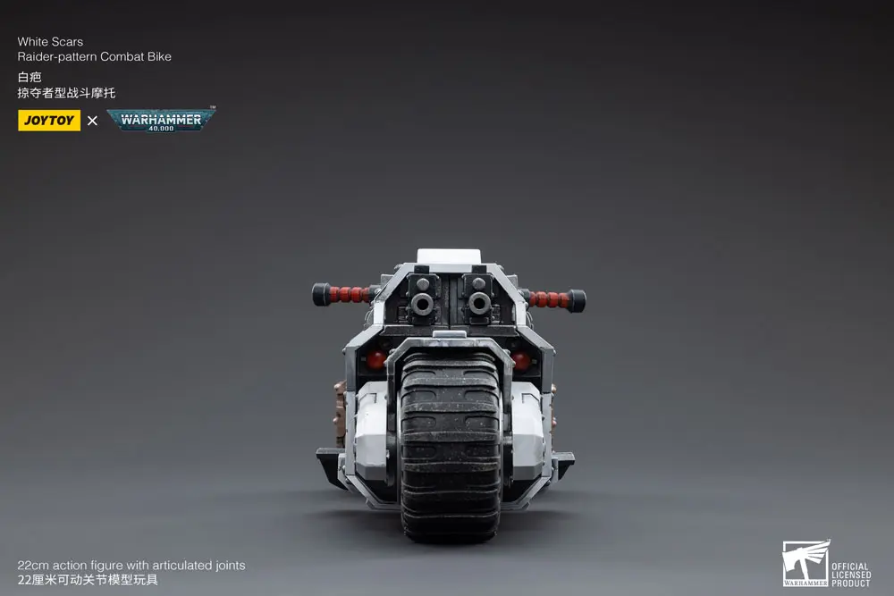 Warhammer 40k vozidlo 1/18 White Scars Raider-pattern Combat Bike 22 cm fotografii produktu