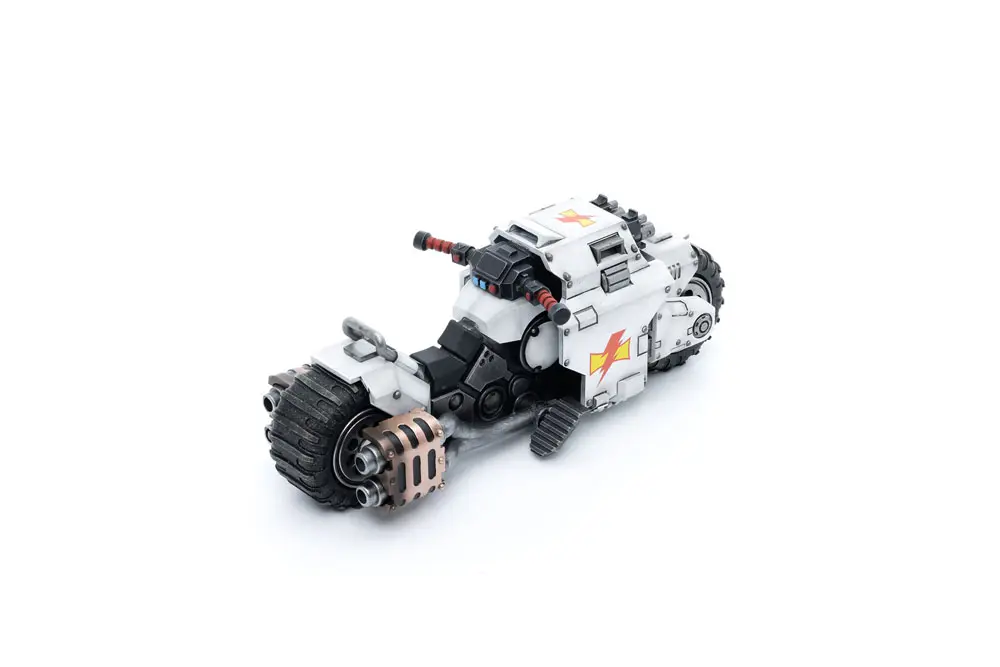 Warhammer 40k vozidlo 1/18 White Scars Raider-pattern Combat Bike 22 cm fotografii produktu